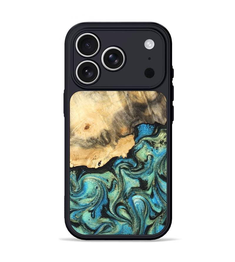 iPhone 17 Pro Wood Phone Case - Earl (Green, 820647)