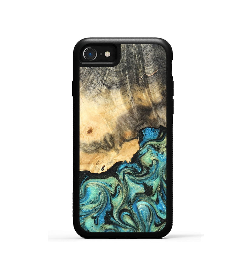 iPhone SE Wood Phone Case - Earl (Green, 820647)
