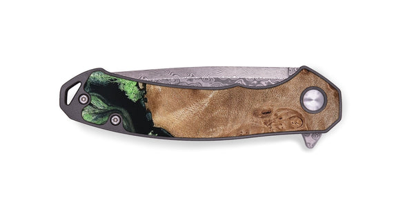EDC Wood Pocket Knife - Olin (Green, 820649)