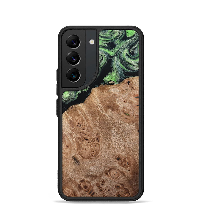 Galaxy S22 Wood Phone Case - Olin (Green, 820649)