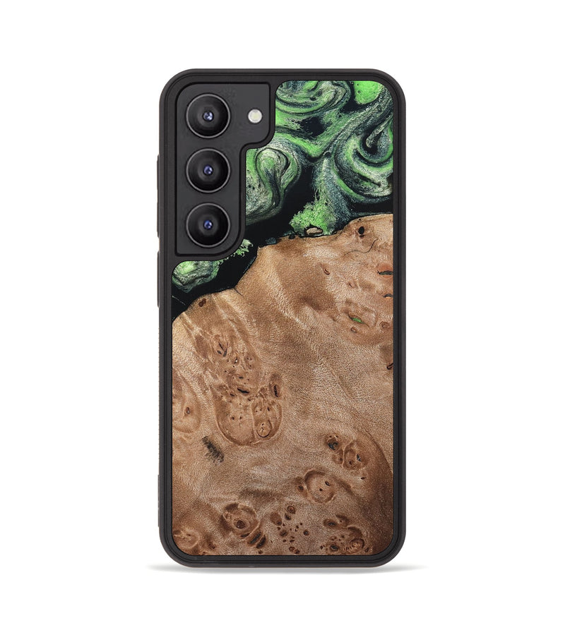 Galaxy S23 Wood Phone Case - Olin (Green, 820649)