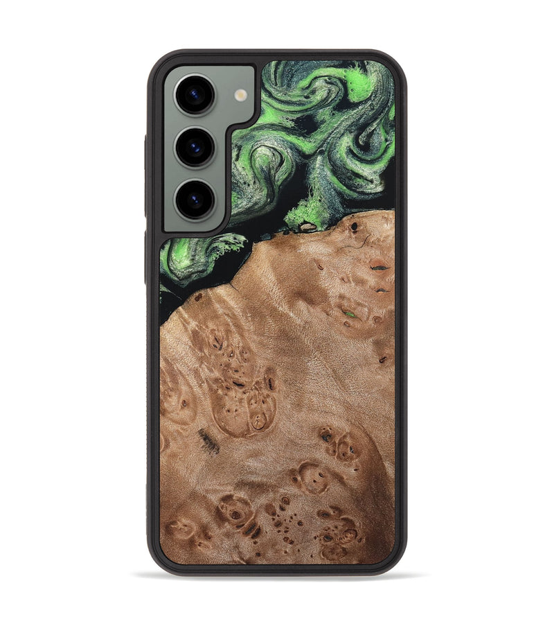 Galaxy S23 Plus Wood Phone Case - Olin (Green, 820649)
