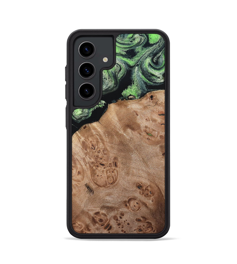 Galaxy S24 Wood Phone Case - Olin (Green, 820649)