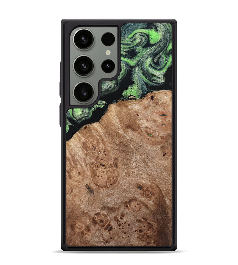 Galaxy S24 Ultra Wood Phone Case - Olin (Green, 820649)