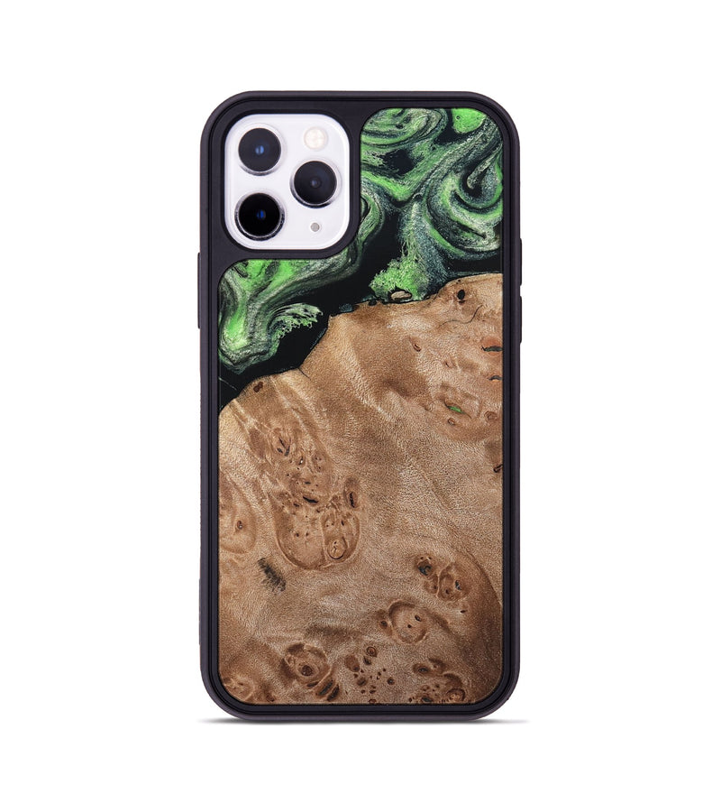 iPhone 11 Pro Wood Phone Case - Olin (Green, 820649)
