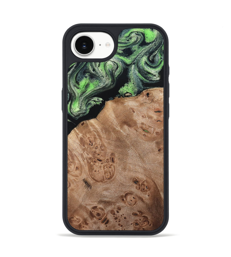 iPhone 16e Wood Phone Case - Olin (Green, 820649)