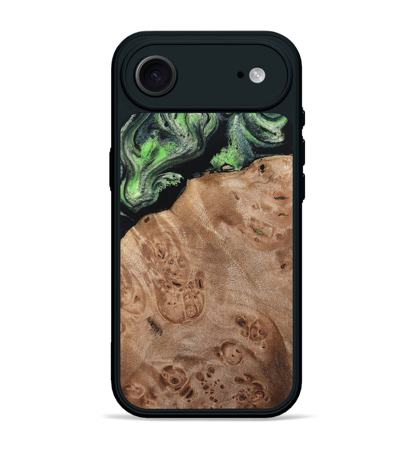 iPhone 17 Air Wood Phone Case - Olin (Green, 820649)
