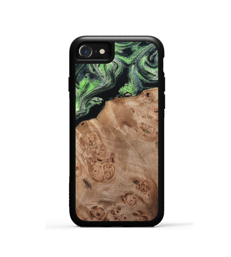 iPhone SE Wood Phone Case - Olin (Green, 820649)