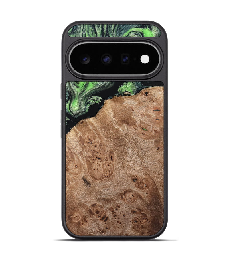 Pixel 11 Pro Wood Phone Case - Olin (Green, 820649)