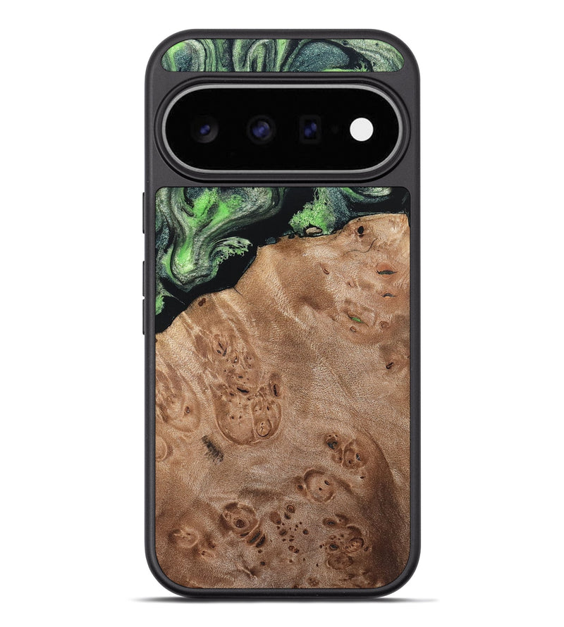 Pixel 11 Pro XL Wood Phone Case - Olin (Green, 820649)