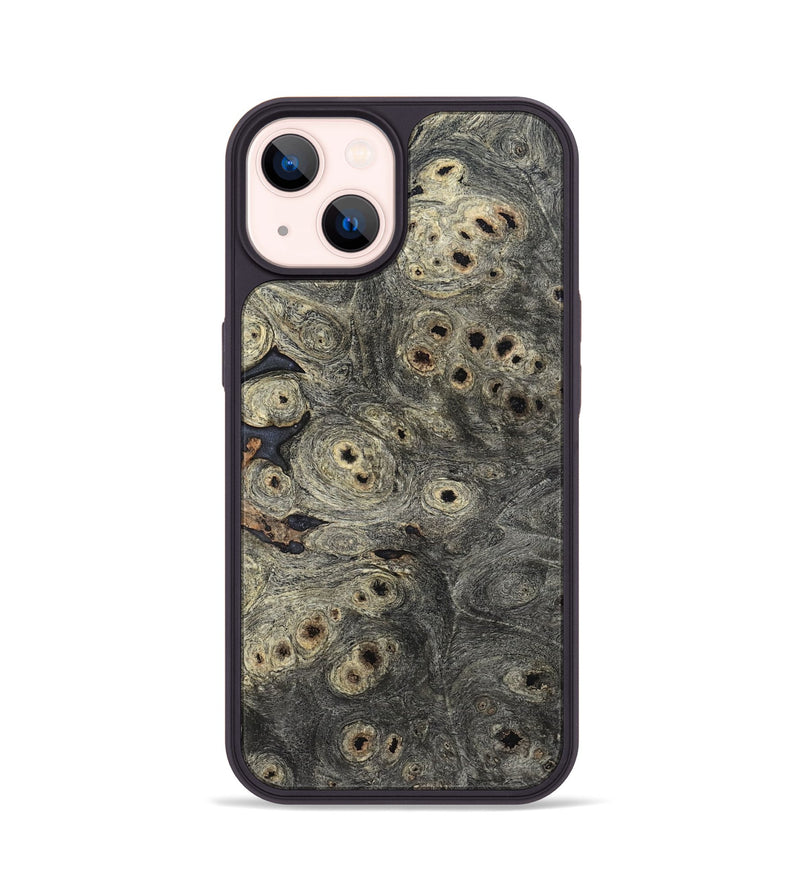 iPhone 14 Wood Phone Case - Oral (Wood Burl, 820652)