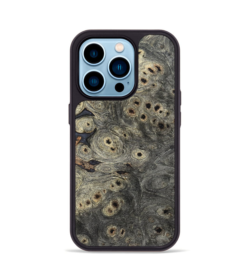 iPhone 14 Pro Wood Phone Case - Oral (Wood Burl, 820652)