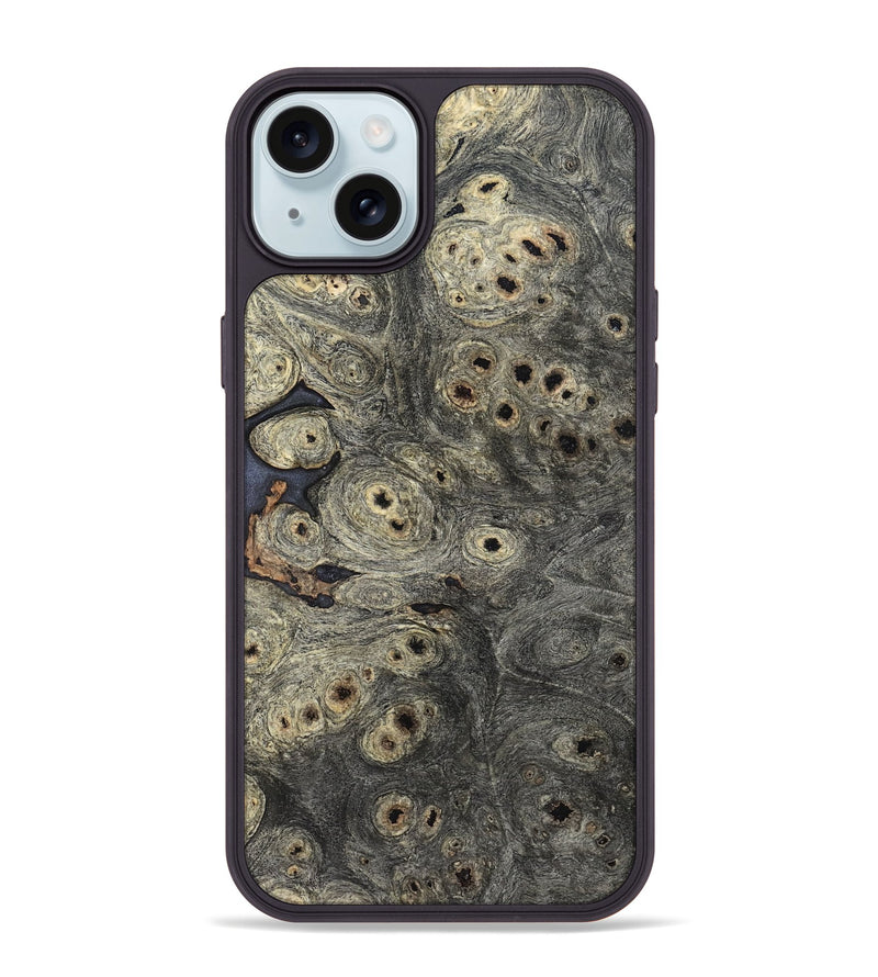 iPhone 15 Plus Wood Phone Case - Oral (Wood Burl, 820652)