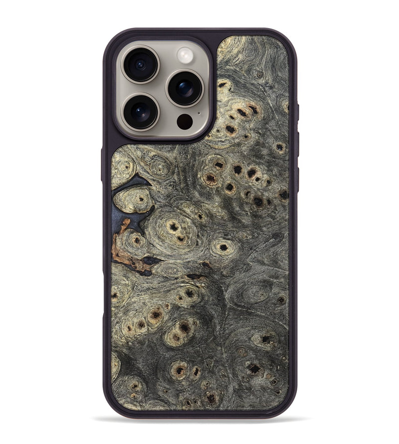 iPhone 16 Pro Max Wood Phone Case - Oral (Wood Burl, 820652)