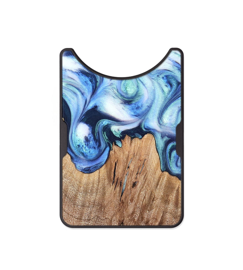 Alloy Wood Wallet - Jonna (Blue, 820665)