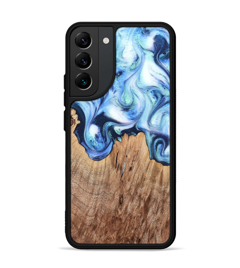 Galaxy S22 Plus Wood Phone Case - Jonna (Blue, 820665)