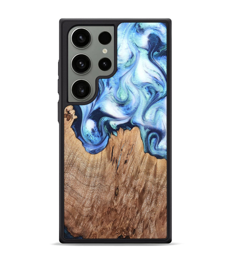 Galaxy S24 Ultra Wood Phone Case - Jonna (Blue, 820665)