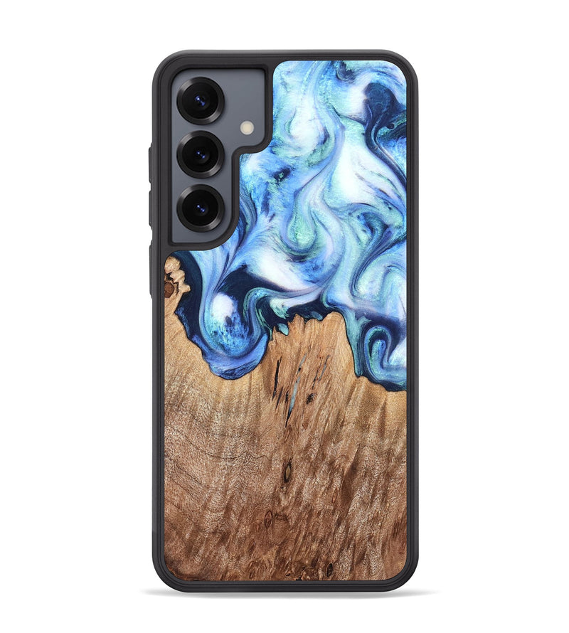 Galaxy S25 Plus Wood Phone Case - Jonna (Blue, 820665)