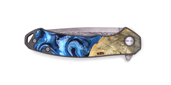 EDC Wood Pocket Knife - Normand (Blue, 820668)