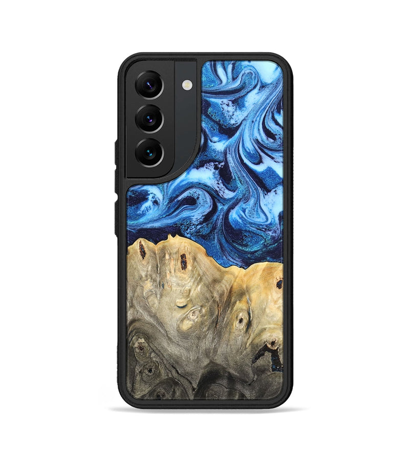 Galaxy S22 Wood Phone Case - Normand (Blue, 820668)