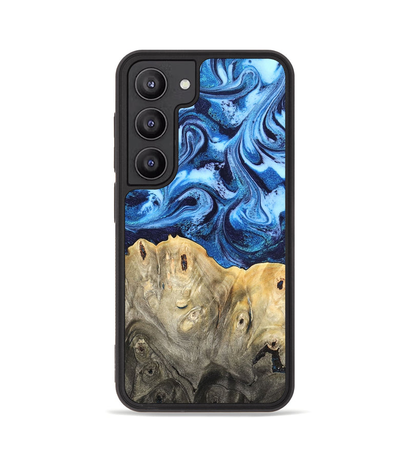Galaxy S23 Wood Phone Case - Normand (Blue, 820668)