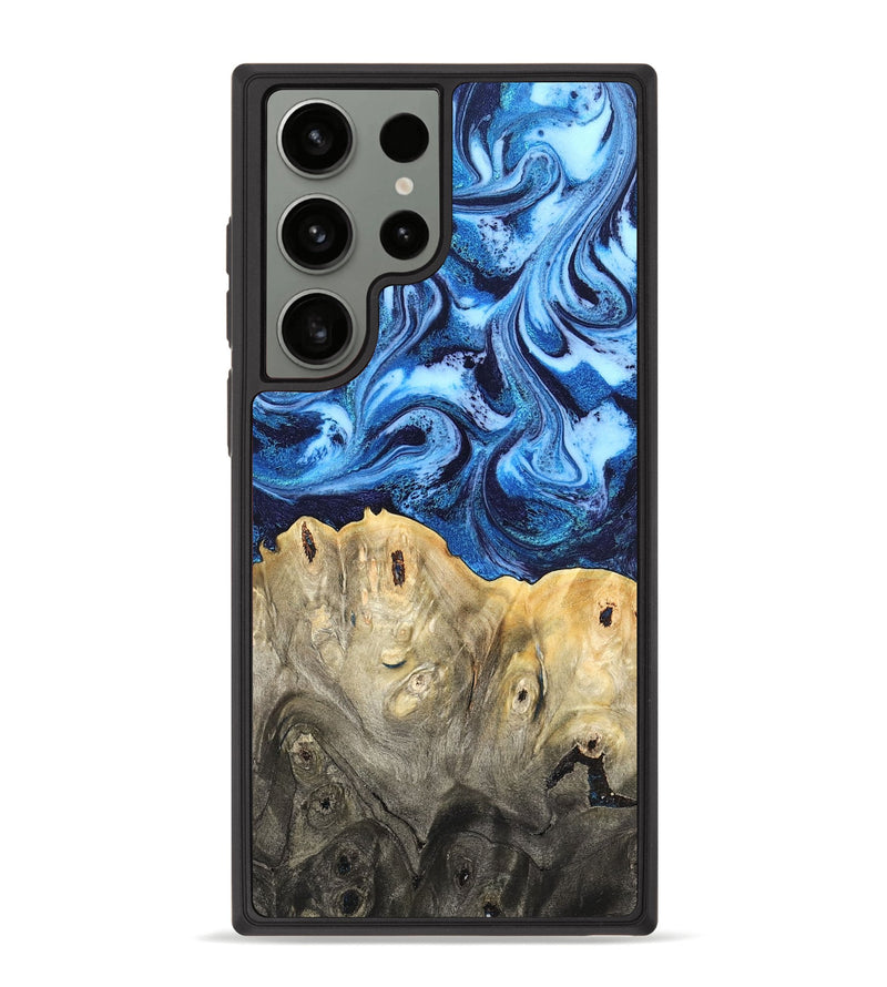 Galaxy S23 Ultra Wood Phone Case - Normand (Blue, 820668)