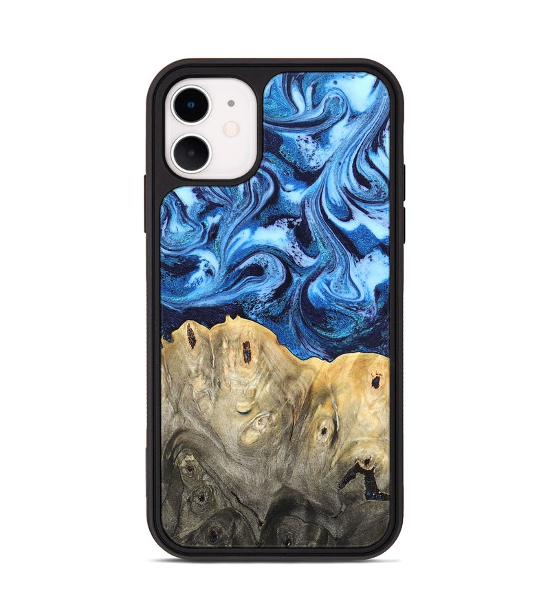 iPhone 11 Wood Phone Case - Normand (Blue, 820668)