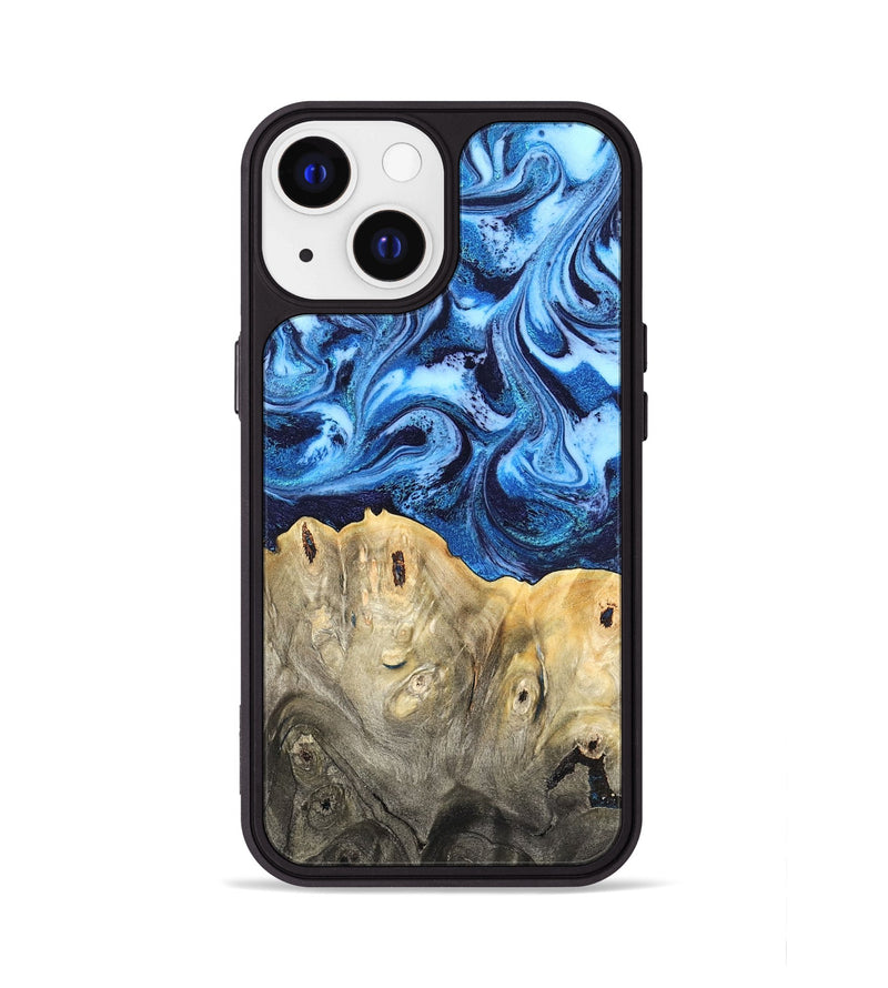 iPhone 13 Wood Phone Case - Normand (Blue, 820668)