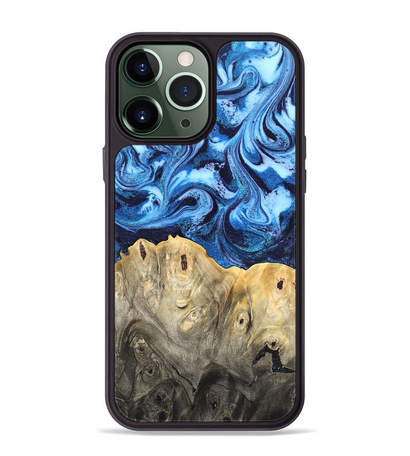iPhone 13 Pro Max Wood Phone Case - Normand (Blue, 820668)