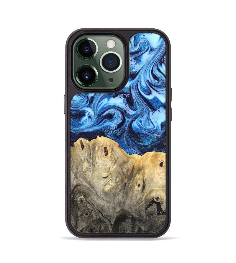 iPhone 13 Pro Wood Phone Case - Normand (Blue, 820668)