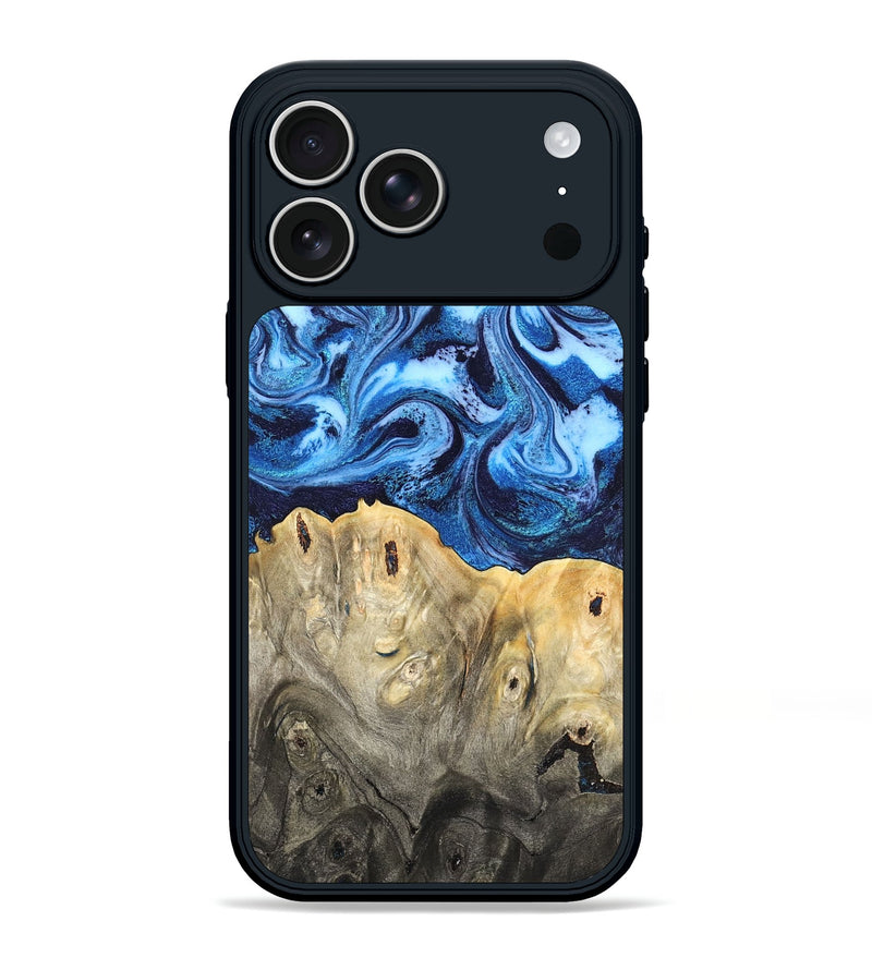 iPhone 17 Pro Max Wood Phone Case - Normand (Blue, 820668)