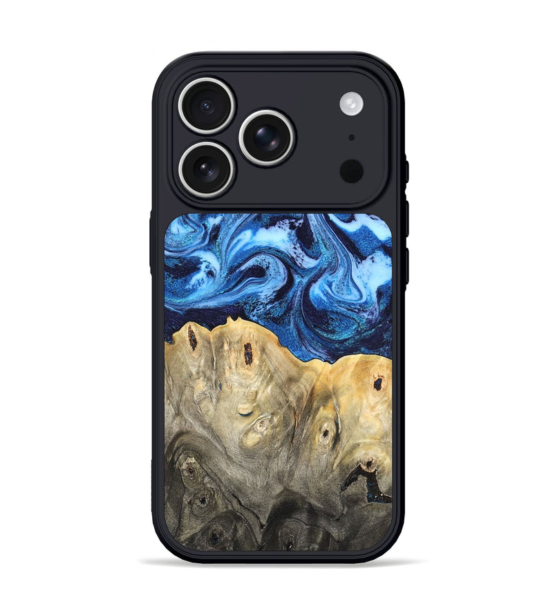 iPhone 17 Pro Wood Phone Case - Normand (Blue, 820668)