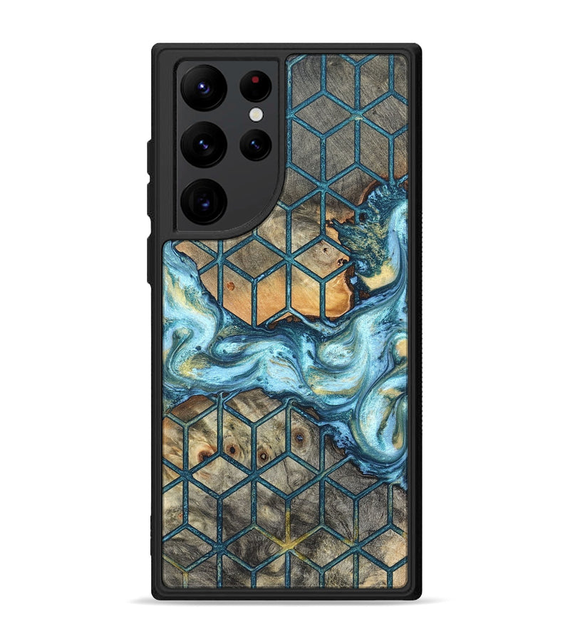 Galaxy S22 Ultra Wood Phone Case - Miley (Pattern, 820677)