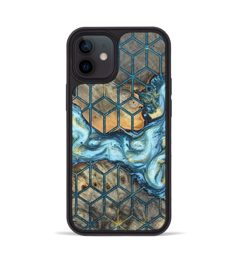 iPhone 12 Wood Phone Case - Miley (Pattern, 820677)