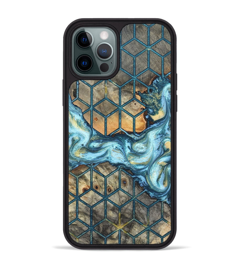 iPhone 12 Pro Max Wood Phone Case - Miley (Pattern, 820677)