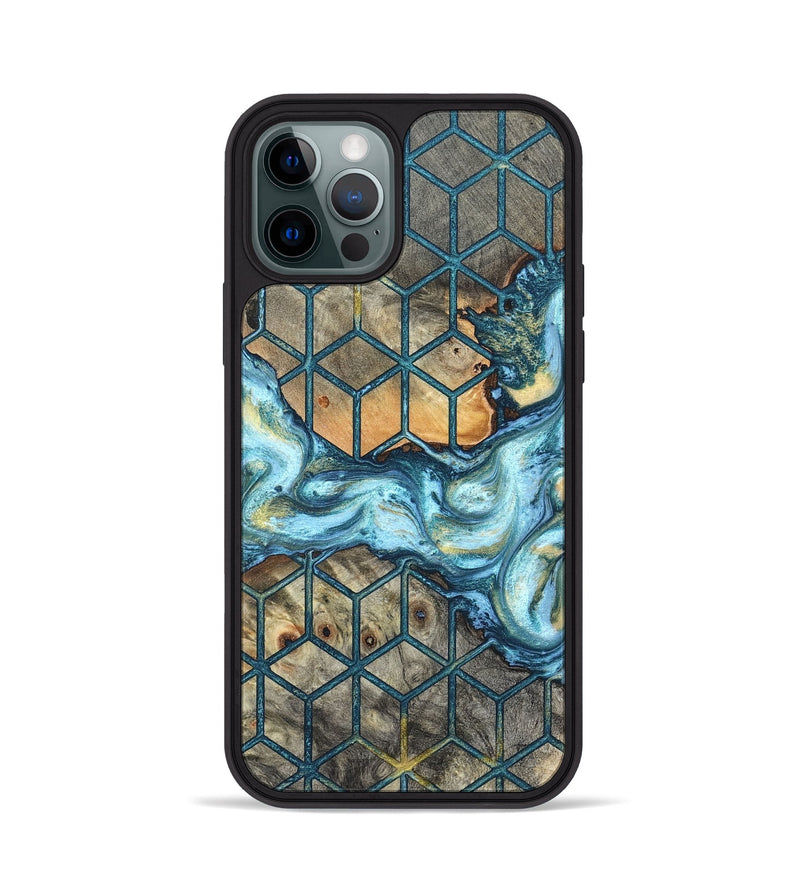 iPhone 12 Pro Wood Phone Case - Miley (Pattern, 820677)