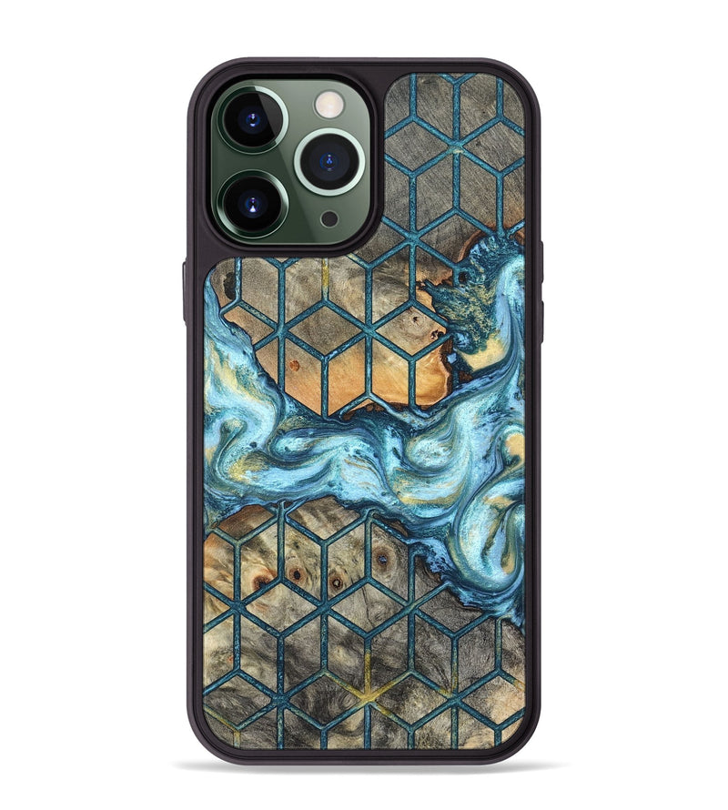 iPhone 13 Pro Max Wood Phone Case - Miley (Pattern, 820677)