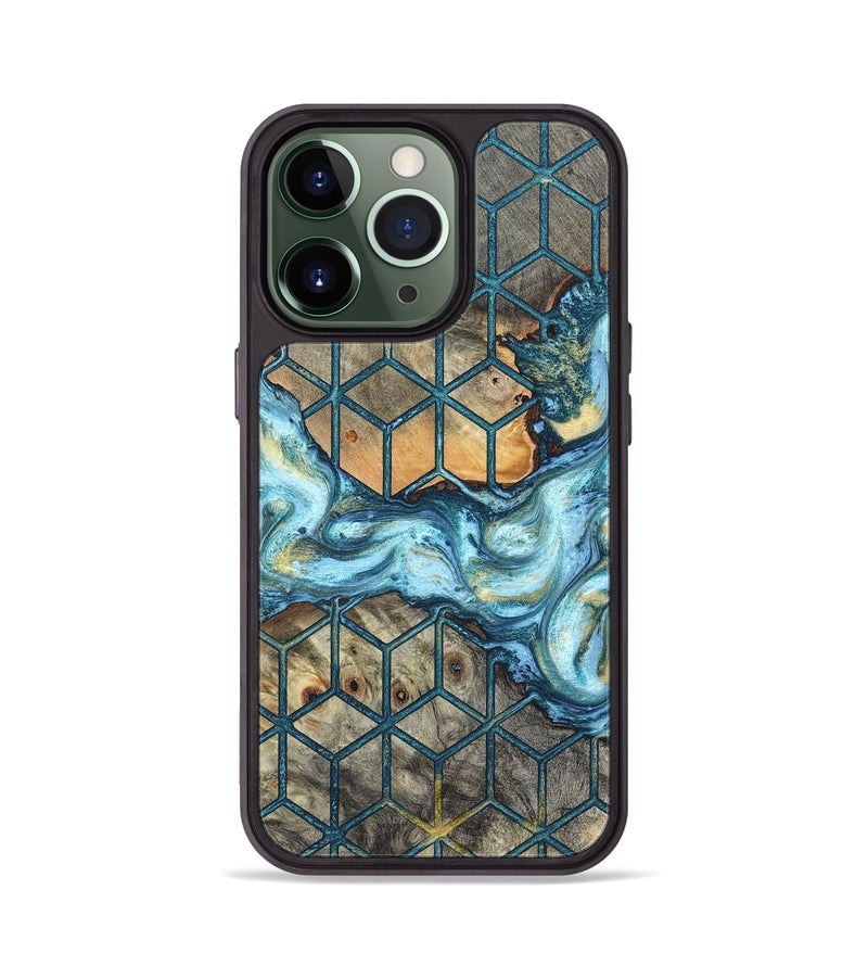 iPhone 13 Pro Wood Phone Case - Miley (Pattern, 820677)