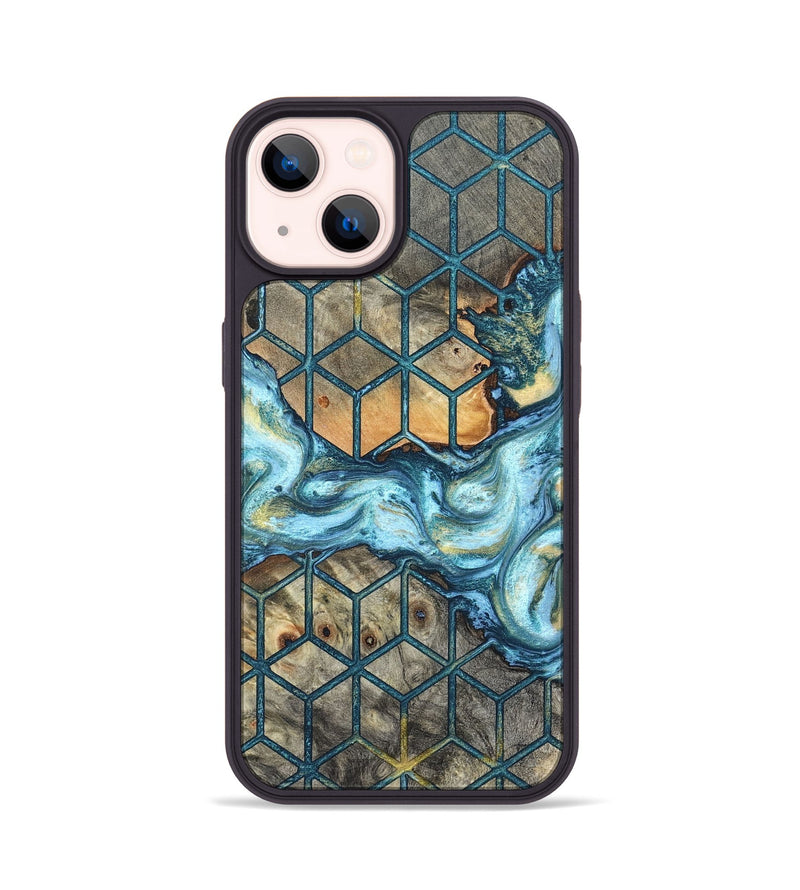 iPhone 14 Wood Phone Case - Miley (Pattern, 820677)