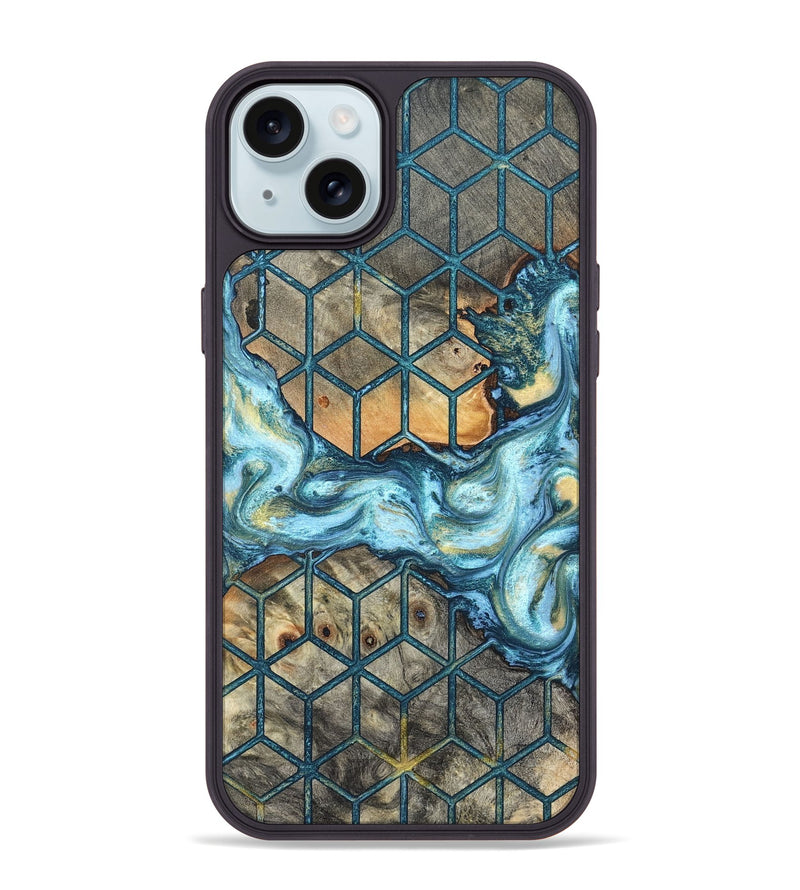 iPhone 15 Plus Wood Phone Case - Miley (Pattern, 820677)