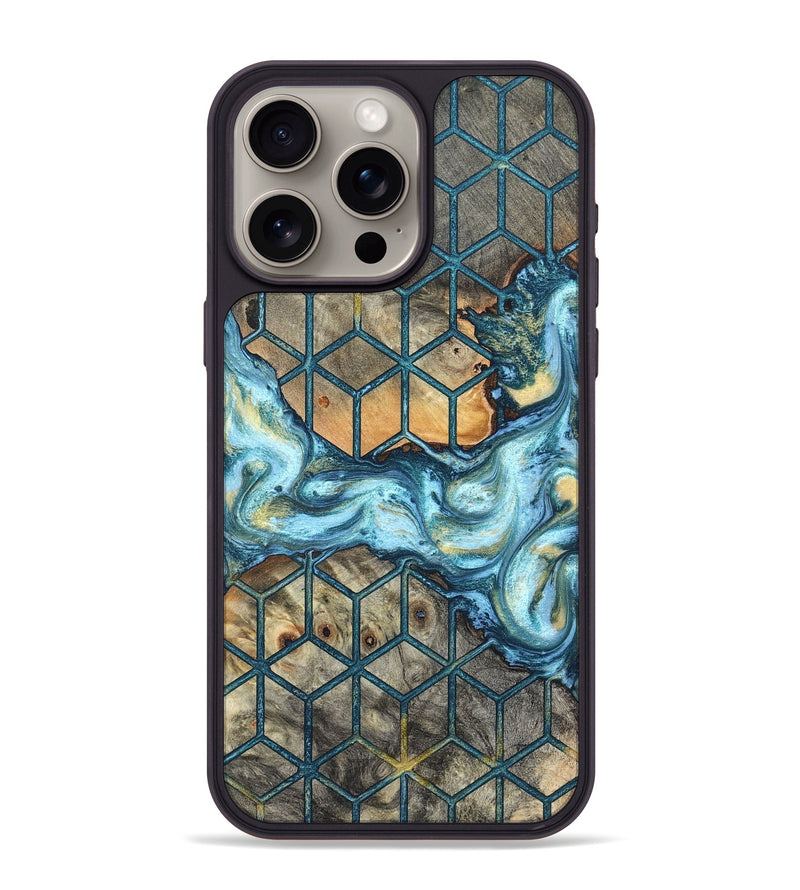 iPhone 15 Pro Max Wood Phone Case - Miley (Pattern, 820677)