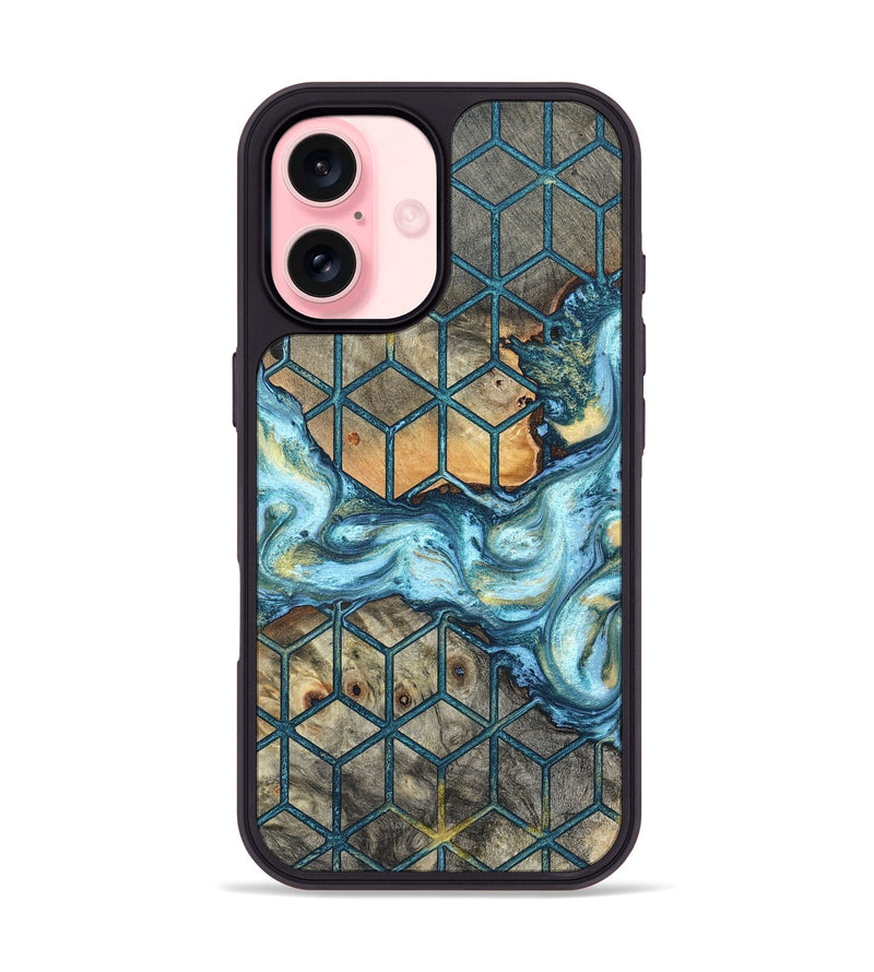 iPhone 16 Wood Phone Case - Miley (Pattern, 820677)