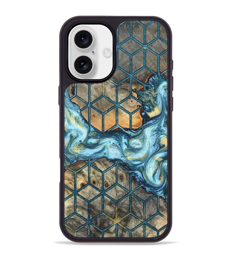 iPhone 16 Plus Wood Phone Case - Miley (Pattern, 820677)