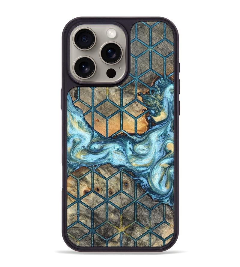 iPhone 16 Pro Max Wood Phone Case - Miley (Pattern, 820677)