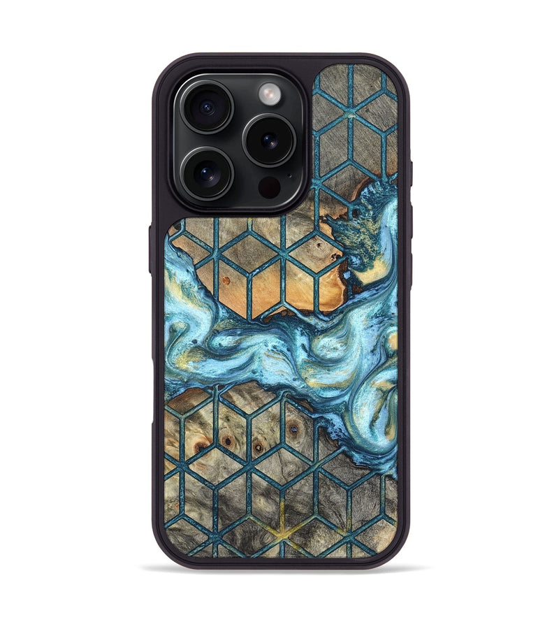 iPhone 16 Pro Wood Phone Case - Miley (Pattern, 820677)