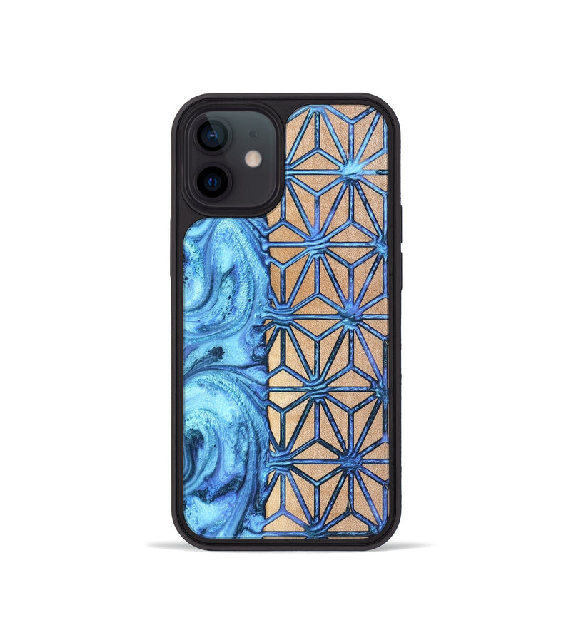 iPhone 12 mini Wood Phone Case - Greta (Pattern, 820679)
