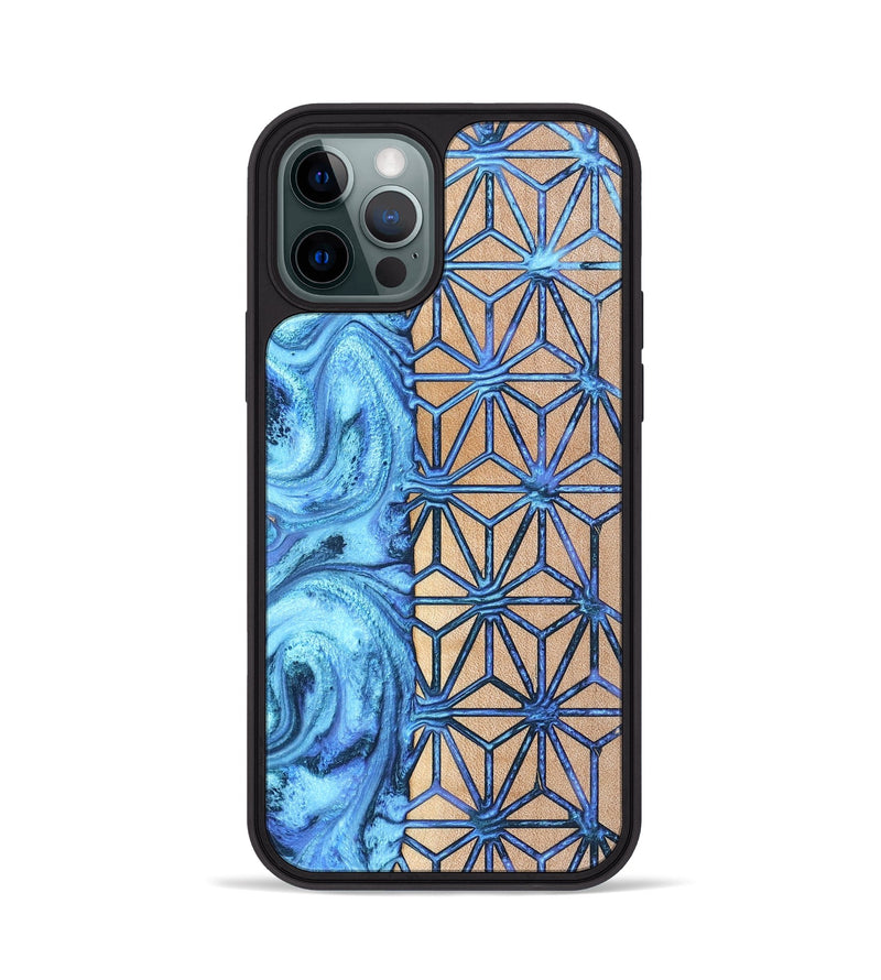 iPhone 12 Pro Wood Phone Case - Greta (Pattern, 820679)