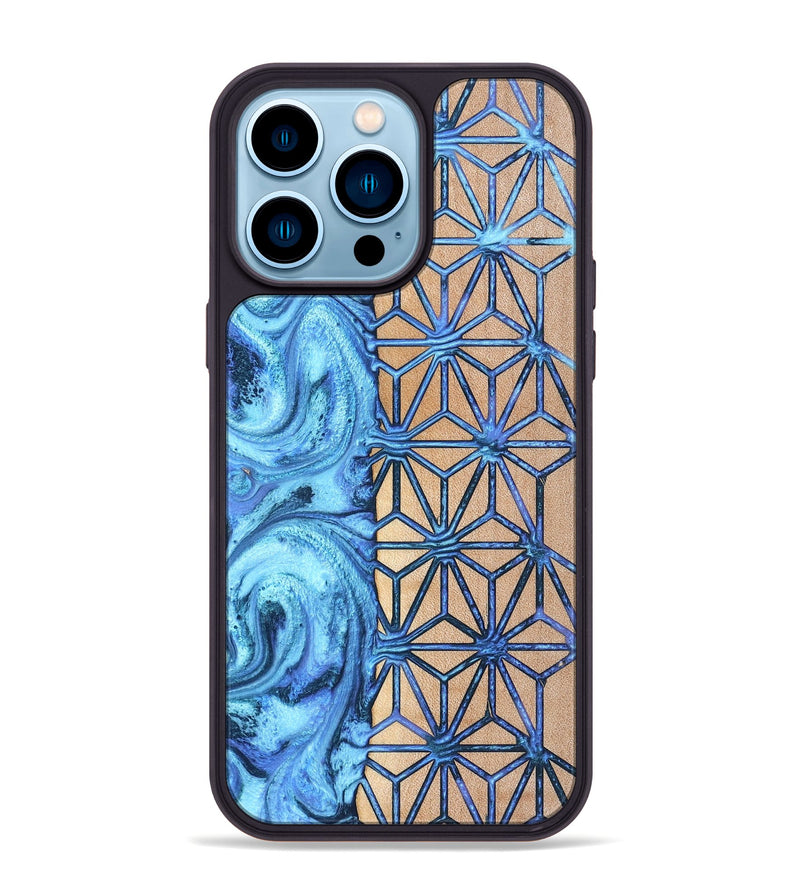 iPhone 14 Pro Max Wood Phone Case - Greta (Pattern, 820679)