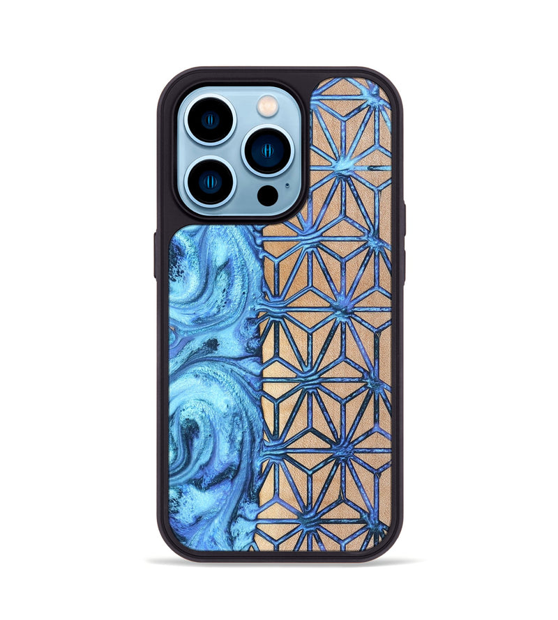 iPhone 14 Pro Wood Phone Case - Greta (Pattern, 820679)