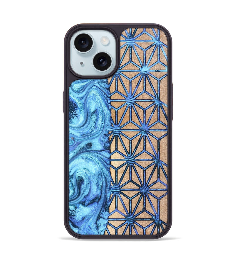 iPhone 15 Wood Phone Case - Greta (Pattern, 820679)